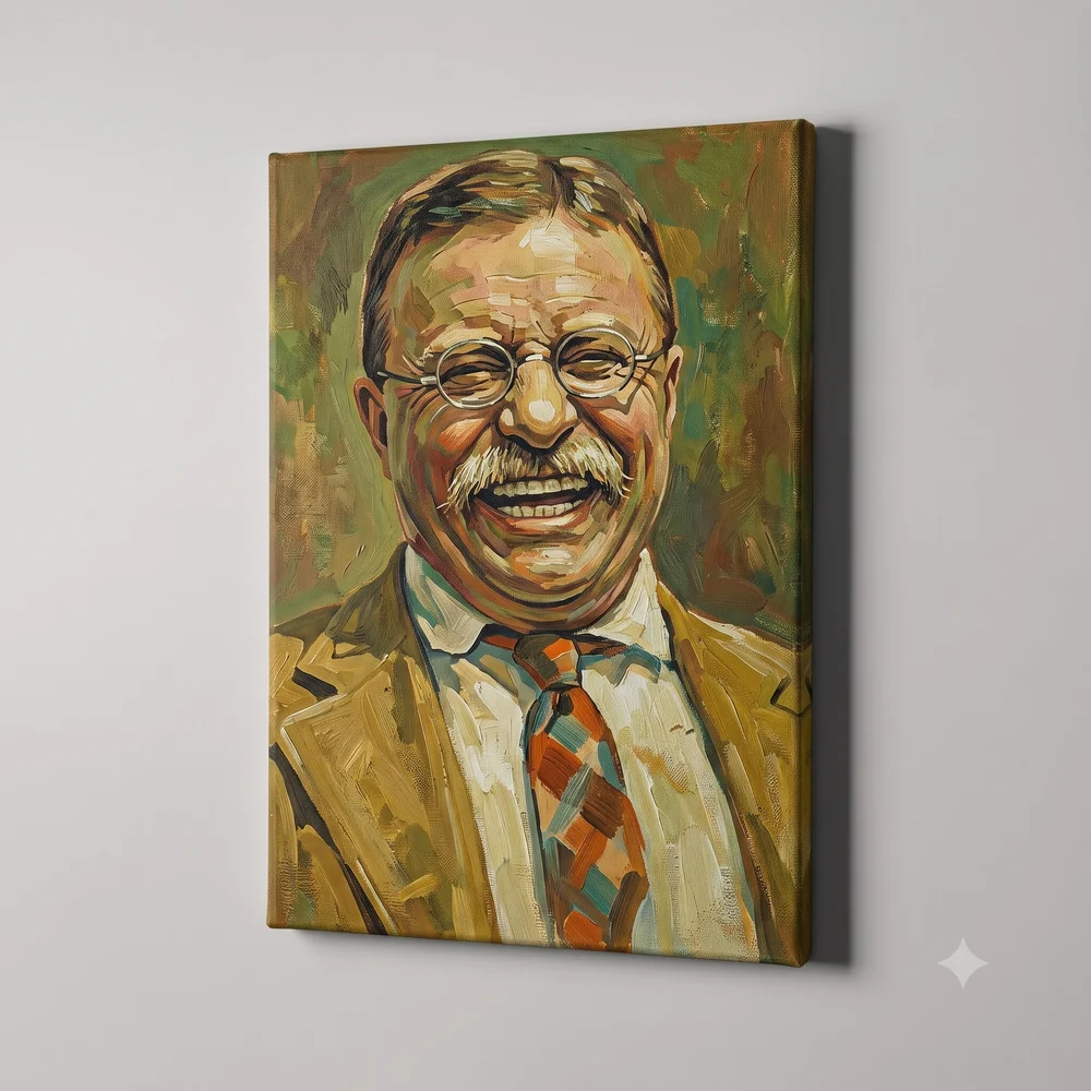 Theodore Roosevelt, colorized portrait