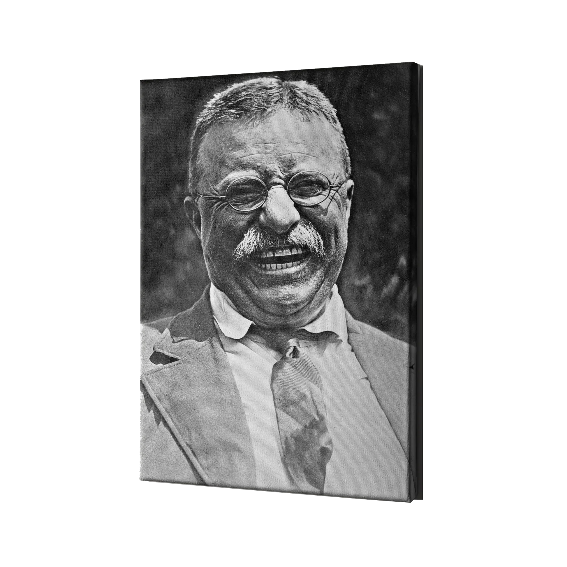 Theodore Roosevelt — photographic portrait on canvas